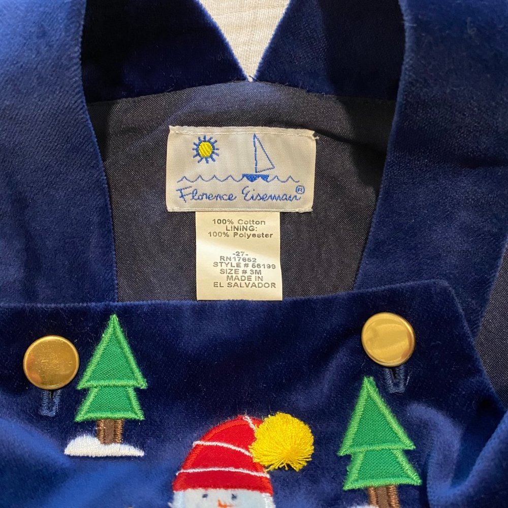SOLD NWT $156 Florence Eiseman Velvet Longall 3M - Picture 5 of 8